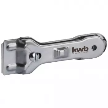 KWB 013810 Raschietto piatto con lama in acciaio inox e manico ergonomico a 2 componenti