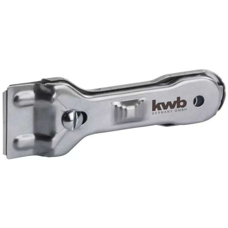 KWB 013810 Raschietto piatto con lama in acciaio inox e manico ergonomico a 2 componenti