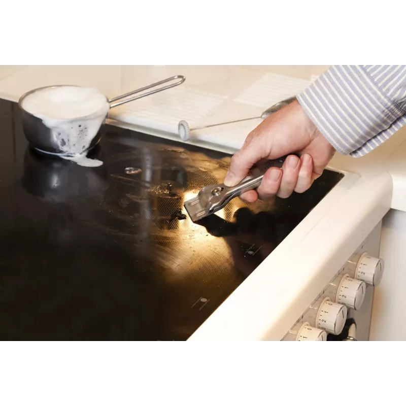 KWB 013810 Raschietto piatto con lama in acciaio inox e manico ergonomico a 2 componenti