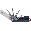 kwb 109145 Set di punte elicoidali per pietra in carburo, 8 pezzi, 3-10 mm