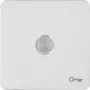 Heinrich Kopp HK02 Placca a bilanciere con lente e simbolo chiave, bianco artico 330113003