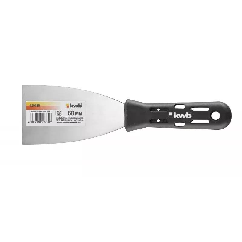 kwb 029760 Spatola per imbianchini 60 mm acciaio inox