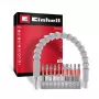 Einhell set di bit con moschettone 10 pezzi 1/4 inch 6,3 mm PH PZ Torx 118623