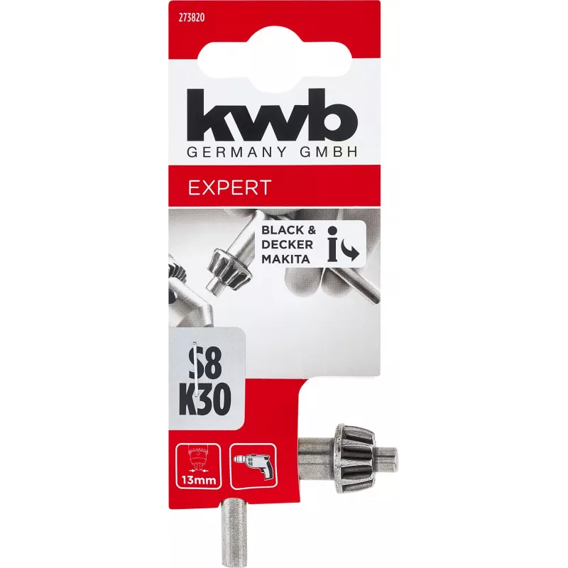 KWB Chiave per mandrino a cremagliera, dentatura JACOBS, S8 K30, 273820