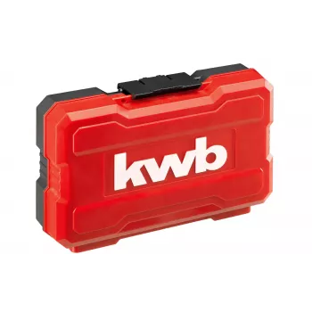 kwb 109010 Set di bit, 39 pezzi, bit in acciaio S2, gambo esagonale 1/4