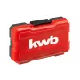 kwb 109010 Set di bit, 39 pezzi, bit in acciaio S2, gambo esagonale 1/4 inch, portabit magnetico a cambio rapido, codificati a colori