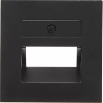 Kopp HK07-UAE Placca di copertura, nero opaco, 1 modulo 371750005