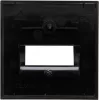 Kopp HK07-UAE Placca di copertura, nero opaco, 1 modulo 371750005