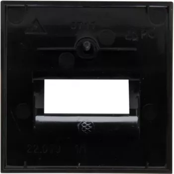 Kopp HK07-UAE Placca di copertura, nero opaco, 1 modulo 371750005