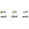 kwb 109180 Set di lame per seghetto alternativo, 10 pezzi, gambo a T, legno/metallo/plastica