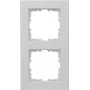 Kopp HK07 placca copriforo 2 posti, grigio opaco 402634007