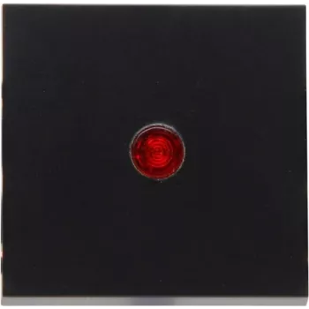 HEINRICH KOPP HK07 bilanciere piatto con lente rossa, nero opaco 490063000
