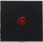 HEINRICH KOPP HK07 bilanciere piatto con lente rossa, nero opaco 490063000