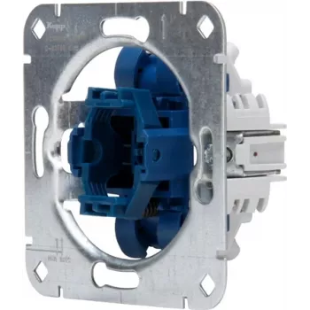 HEINRICH KOPP 508400005 inserto pulsante da incasso, contatto deviatore, 250V, 10AX, IP20, alluminio
