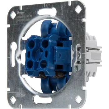 HEINRICH KOPP 508000003 inserto pulsante in serie da incasso, 250V, 10AX, IP20, alluminio