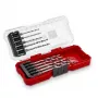 Einhell 108723 set di punte elicoidali per metallo, 10 pezzi, 2-6,5 mm, HSS, DIN 338