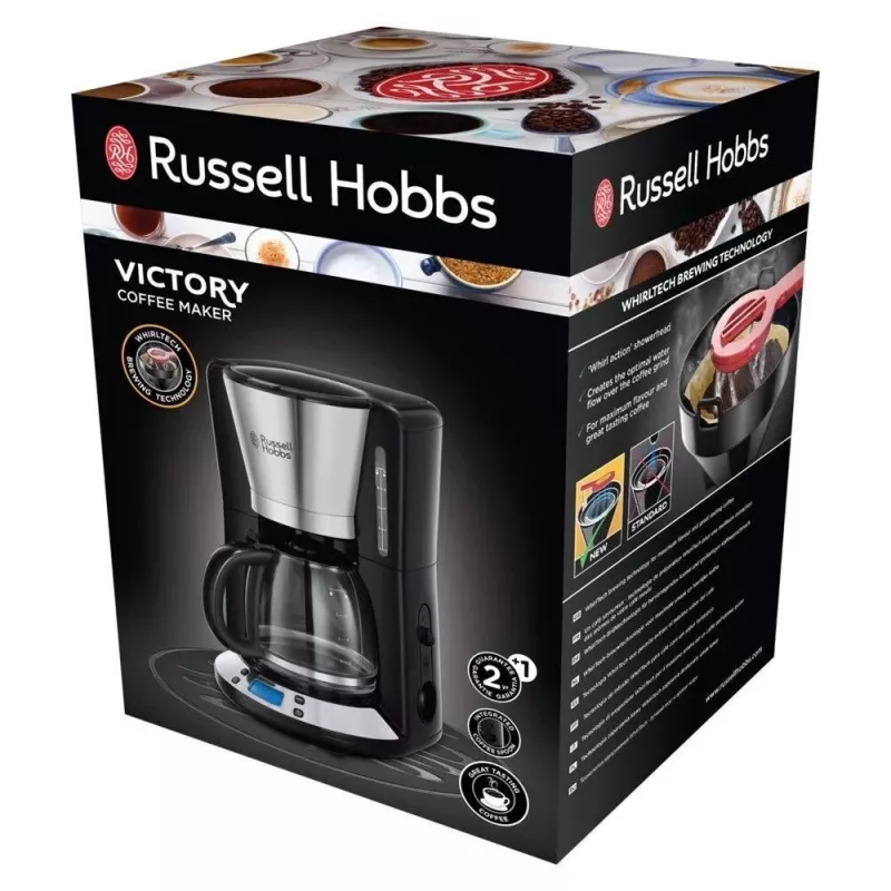 Russell Hobbs Victory 24030-56 Macchina da caffè a filtro, nera