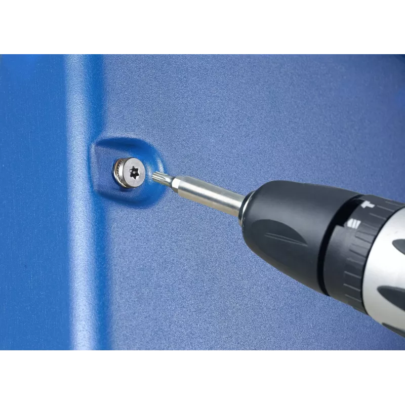 kwb 121610 Set di bit esagonali, 4/5/6 mm, acciaio S2, 25 mm, 3 pezzi