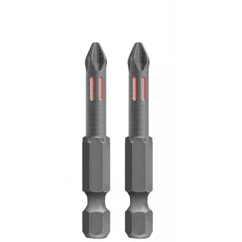 KWB 122053 Bit per avvitatore Phillips PH3 esagonale, 25 mm, confezione da 2
