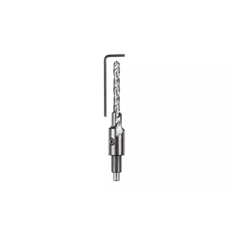 kwb 512604 Set frese per legno, 6 pz., gambo 6 mm, con placchetta in metallo duro, in cassetta in legno