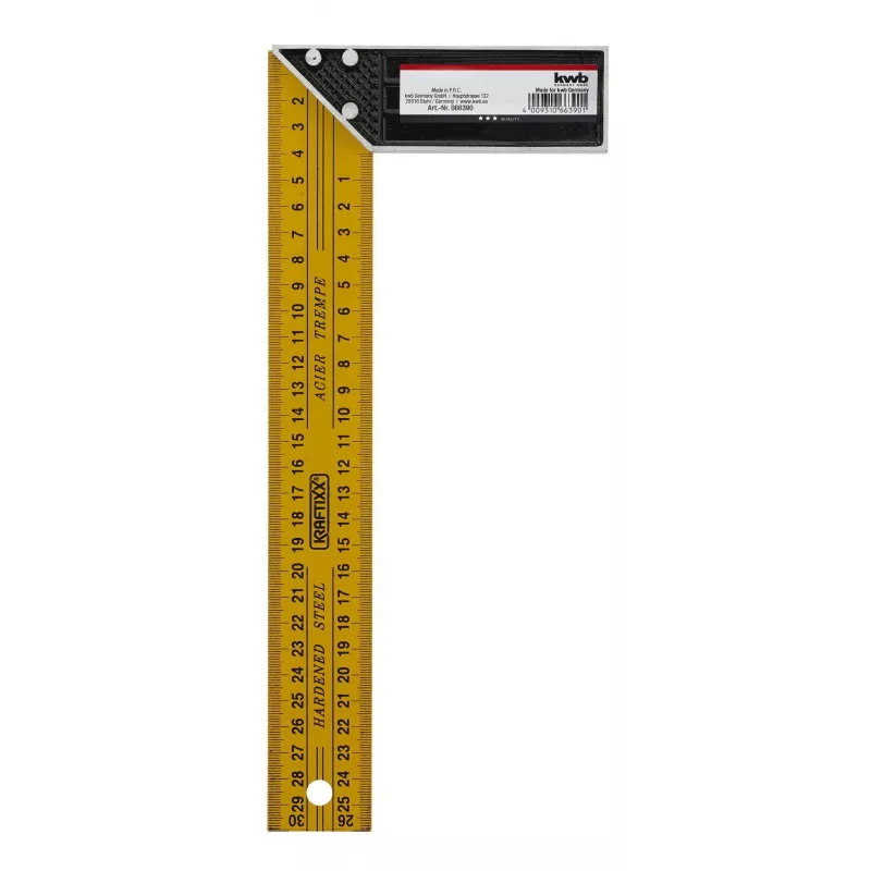 KWB 066390 goniometro in plastica 0-180° con braccio 150mm