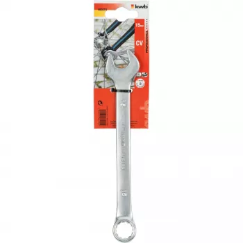 kwb 460215 chiave combinata 15 mm acciaio cromo-vanadio