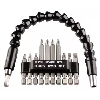 kwb 113990 set di 11 bit con portabit a cambio rapido magnetico, acciaio S2, 25 mm, PH/PZ/TX/SL