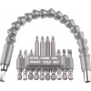 kwb 113990 set di 11 bit con portabit a cambio rapido magnetico, acciaio S2, 25 mm, PH/PZ/TX/SL