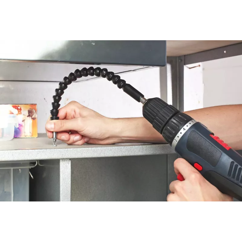kwb 113990 set di 11 bit con portabit a cambio rapido magnetico, acciaio S2, 25 mm, PH/PZ/TX/SL