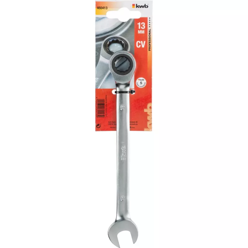 kwb 460413 Chiave a cricchetto doppia a stella 13 mm
