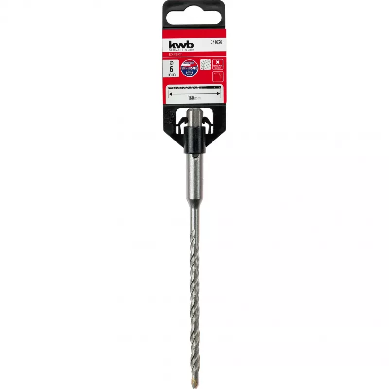 kwb 241636 punta per trapano a percussione SDS-Plus 6 x 160 mm