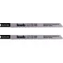 kwb 621030 lame per seghetto alternativo per legno, levigate, metallo duro, 2 pz.