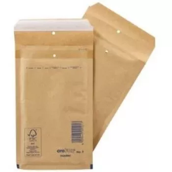 aroFOL CLASSIC 2/B Buste imbottite, 14 x 22,5 cm, marrone, 200 pezzi (2FVAF000002)
