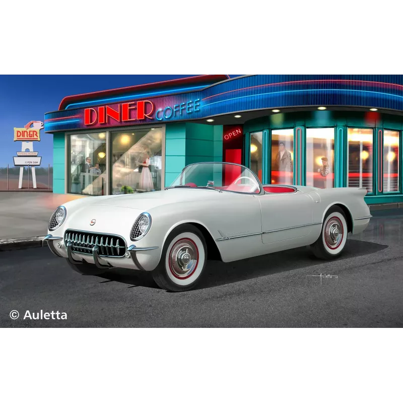 Revell 67718 1953 Corvette Roadster kit di montaggio modellino auto 1:24
