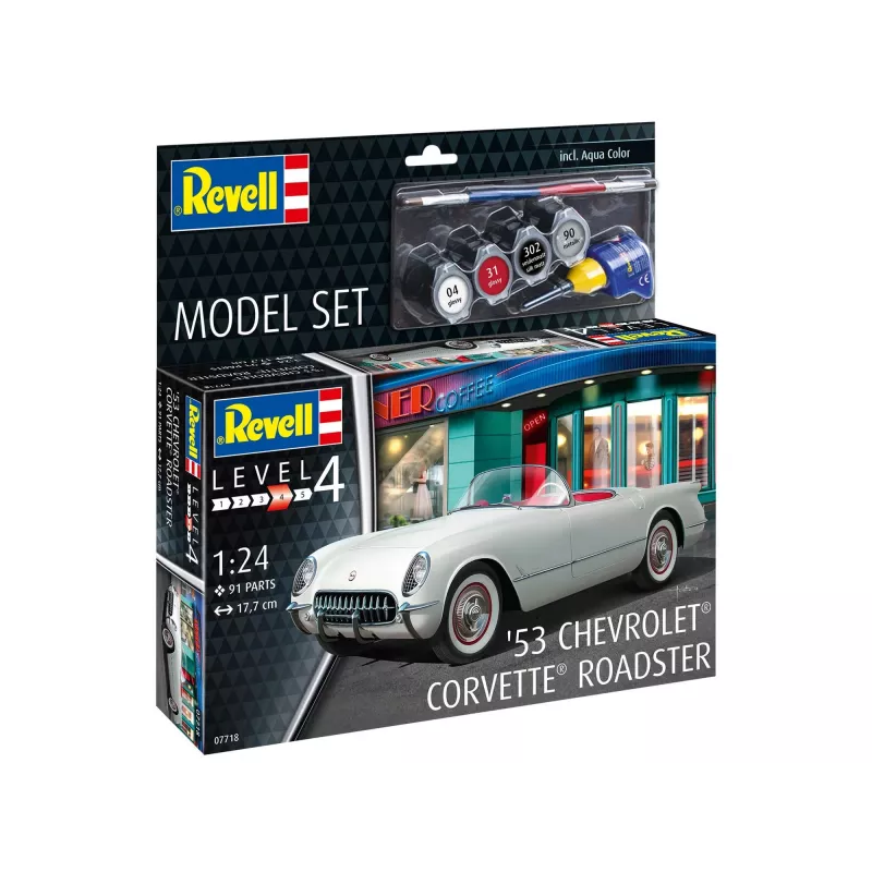Revell 67718 1953 Corvette Roadster kit di montaggio modellino auto 1:24