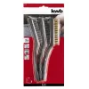 kwb set 3 pezzi spazzole metalliche – setole in acciaio, ottone e nylon con impugnature ergonomiche (923490)
