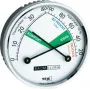 TFA Dostmann 452024 termoigrometro, analogico, bianco/argento, montaggio a parete o supporto da tavolo, da -15 a +55°C, 0-100% RH