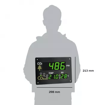 TFA Dostmann AIRCO2NTROL OBSERVER Monitor CO2 - nero 31.5002