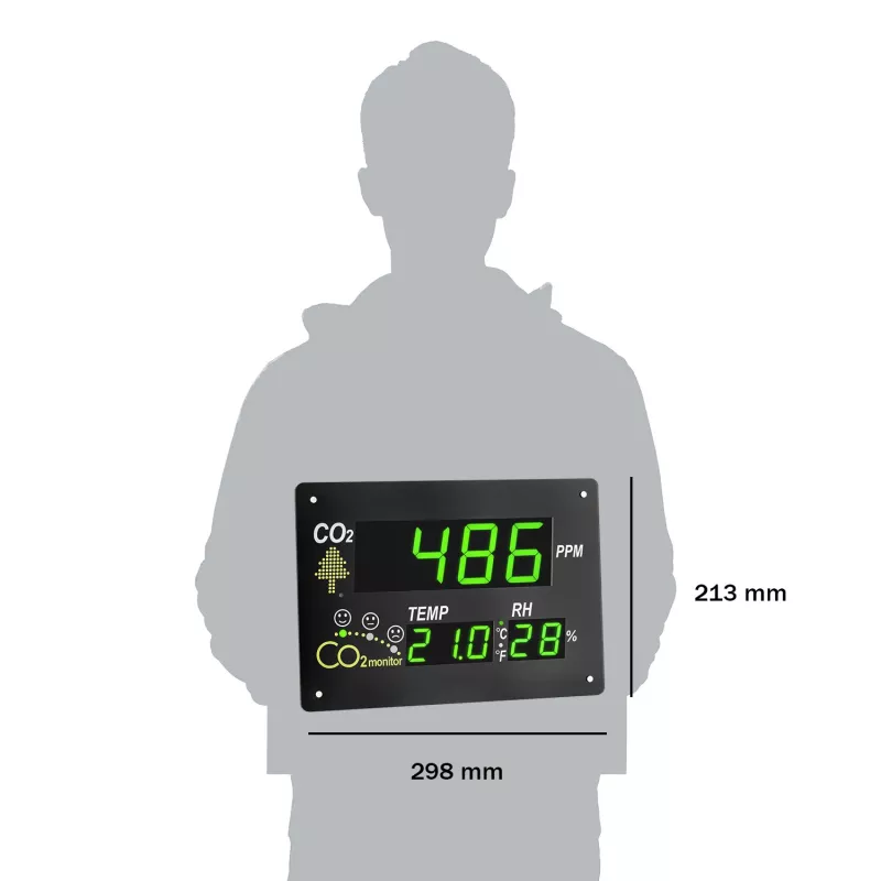 TFA Dostmann AIRCO2NTROL OBSERVER Monitor CO2 - nero 31.5002