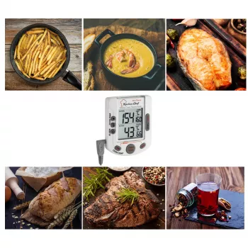 TFA Dostmann Küchen-Chef Termometro digitale da arrosto e forno 14.1503