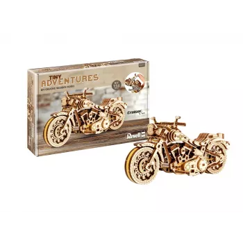 Revell Tiny Adventures Cruiser V-Twin Kit modello in legno per moto 00614