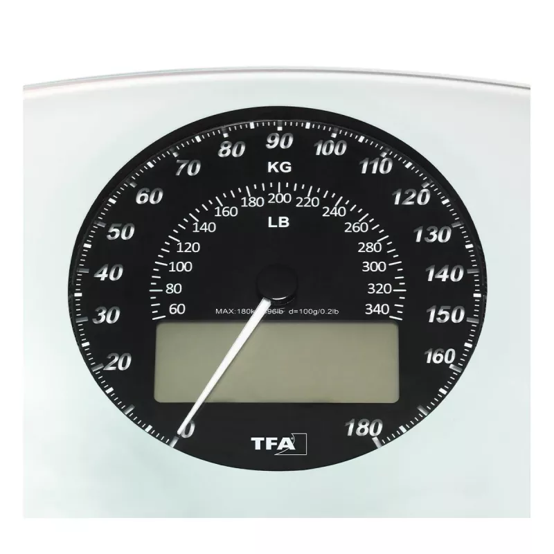 TFA Dostmann 50.1003.02 Bilancia pesapersone elettronica, 180 kg, nero