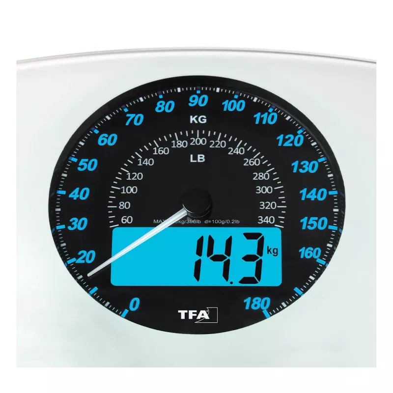 TFA Dostmann 50.1003.02 Bilancia pesapersone elettronica, 180 kg, nero