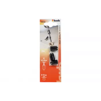 KWB 513050 set da 3 punte svasatrici coniche 4/5/6 mm HSS attacco esagonale