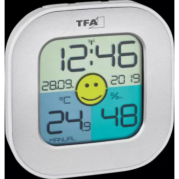 TFA Dostmann FUN igrometro elettronico per interni argento 30.5050.54
