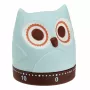 TFA Dostmann gufo timer da cucina meccanico, turchese, 60 minuti, analogico, senza batterie 38.1039