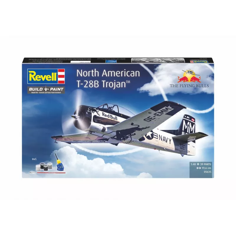 Revell 05635 Flying Bulls T-28B Trojan kit di montaggio 1:48