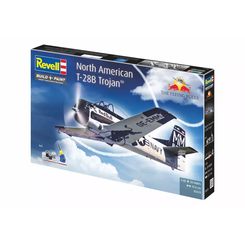 Revell 05635 Flying Bulls T-28B Trojan kit di montaggio 1:48