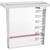 TFA Dostmann 47.1014 pluviometro 120 mm trasparente/bianco