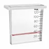 TFA Dostmann 47.1014 pluviometro 120 mm trasparente/bianco